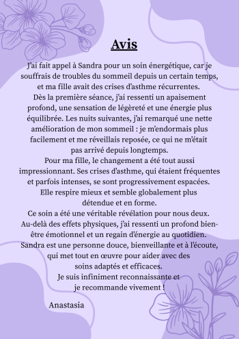 Sommeil, asthme - Mars 2025